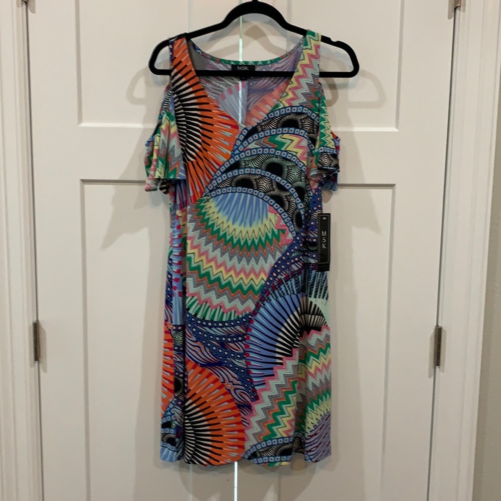 Cold Shoulder Dress by MSK